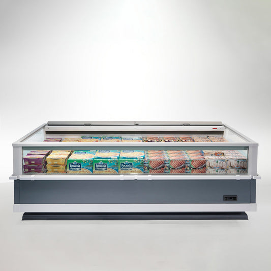 Open Multi-Deck Wall Display Case, 4 Shelves