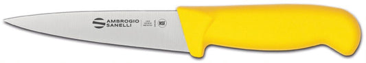 Skin Stabbing Knife, 140 mm, Yellow Handle