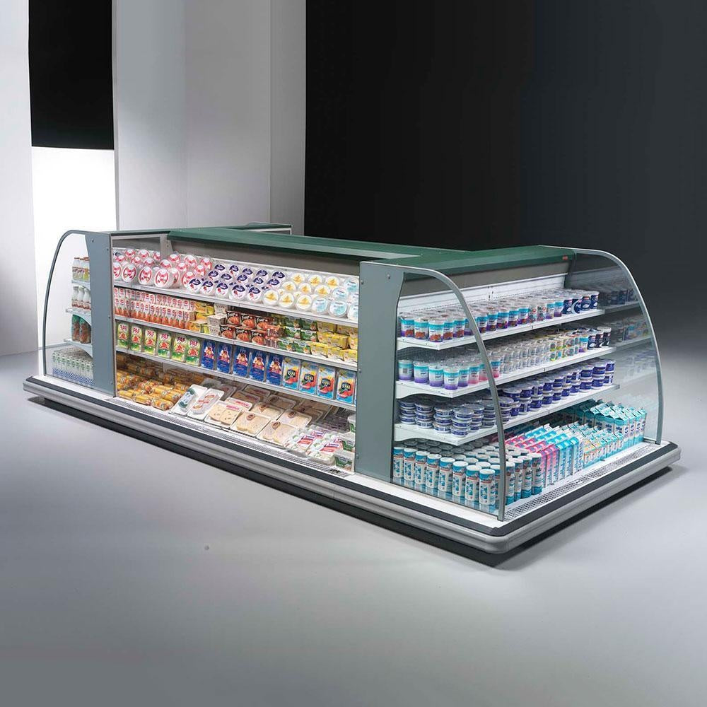 Open Semi-Vertical Refrigerated Display, Remote