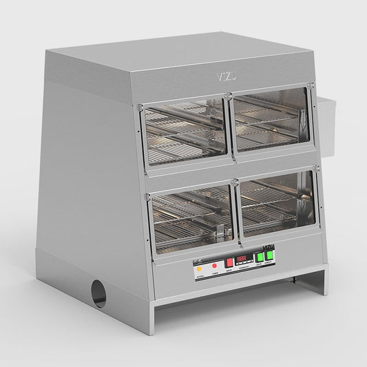 2-Tier Heated Food Chute Display Case, 1.9 kW