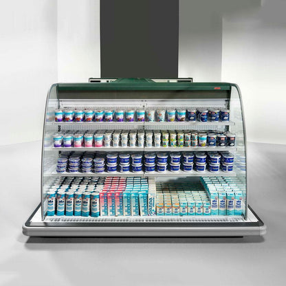 Open Semi-Vertical Refrigerated Display, Remote