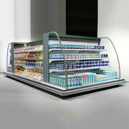 Open Semi-Vertical Refrigerated Display, Remote