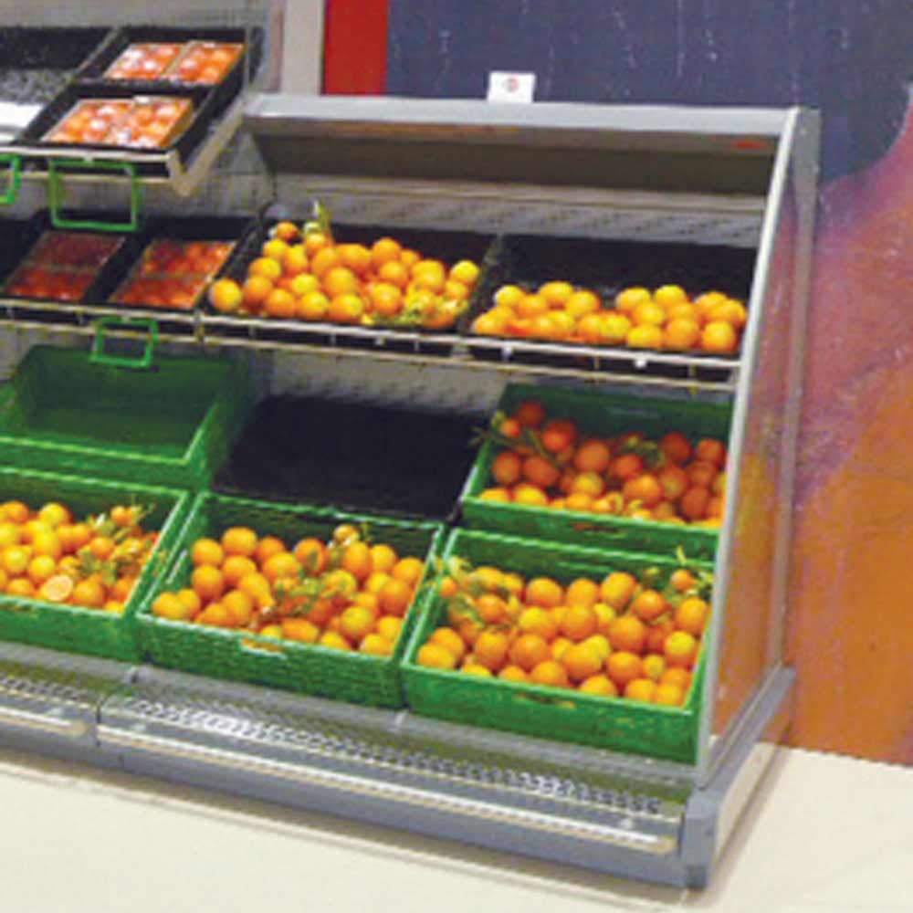 Open Semi-Vertical Refrigerated Display, Remote