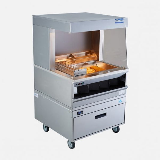 Heated Fries Holding Station, 2.5 kW, 890 mm