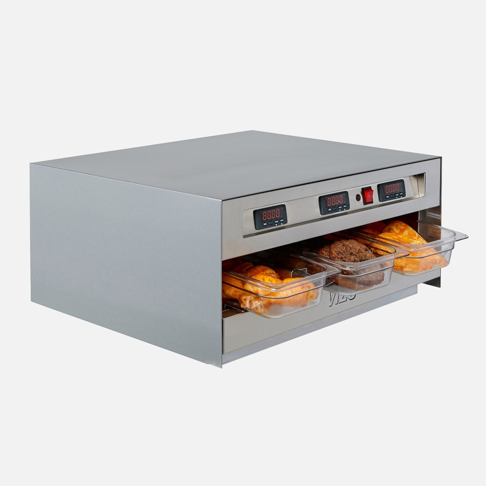 Gastro Food Warmer, 3× 1/3 GN, 1.0 kW