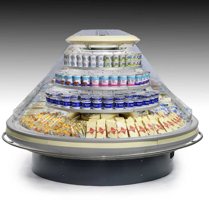 Lucerna 2 Open Semi-Vertical Display Case, +2/+4°C