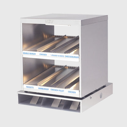 Heated 2-Tier Food Chute, 1.4 kW, 660×660×730 mm