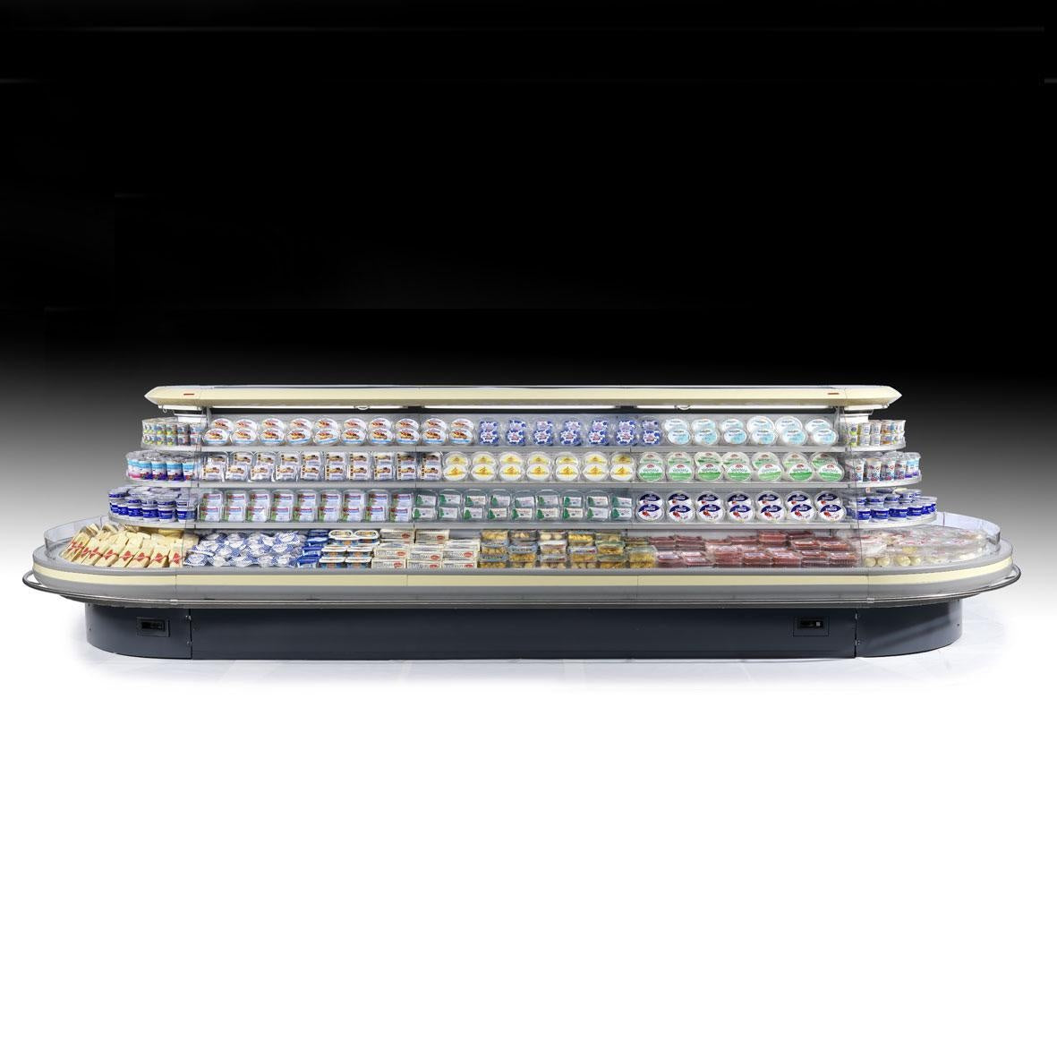 Lucerna 2 Open Semi-Vertical Display Case, +2/+4°C