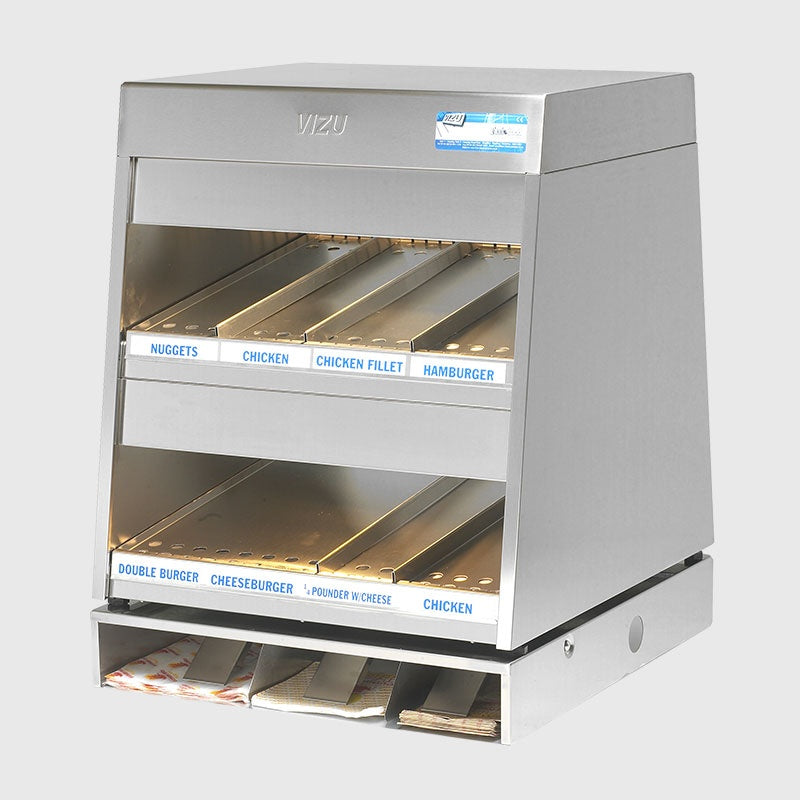 Heated Food Chute, 2-Tier, 2.1 kW, 230 V