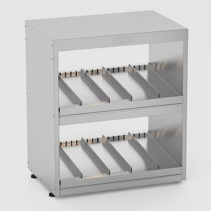 Heated 2-Tier Food Chute, 0.8 kW, 611×415×700 mm