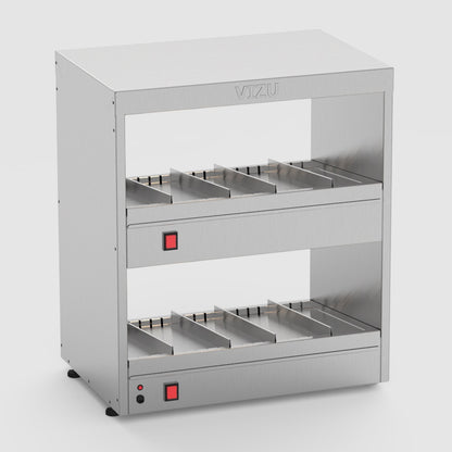 Heated 2-Tier Food Chute, 0.8 kW, 611×415×700 mm