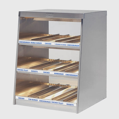 Heated Food Chute, 3-Tier, 5 Lanes, 2.4 kW