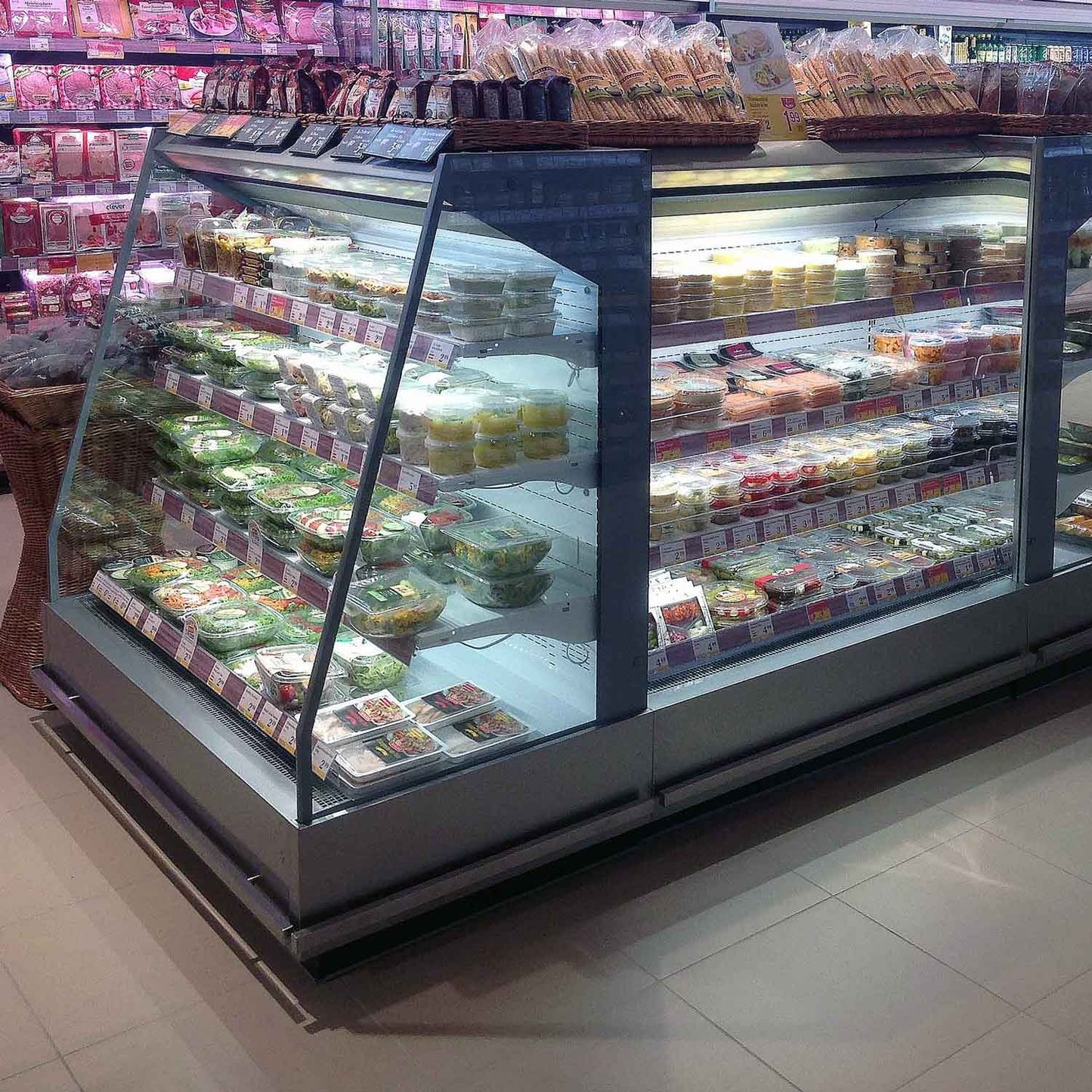 Panama Open Semi-Vertical Display, 0/+4°C, Remote