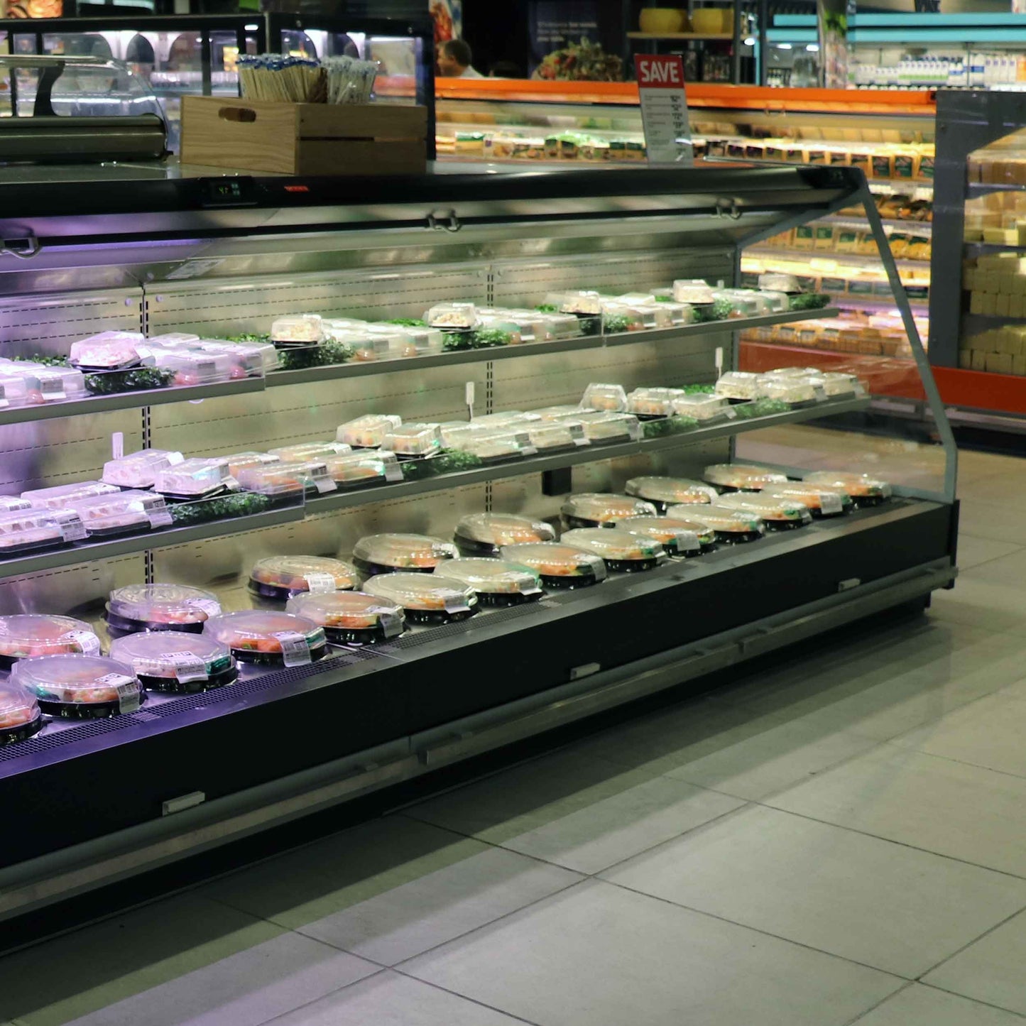 Panama Open Semi-Vertical Display, 0/+4°C, Remote