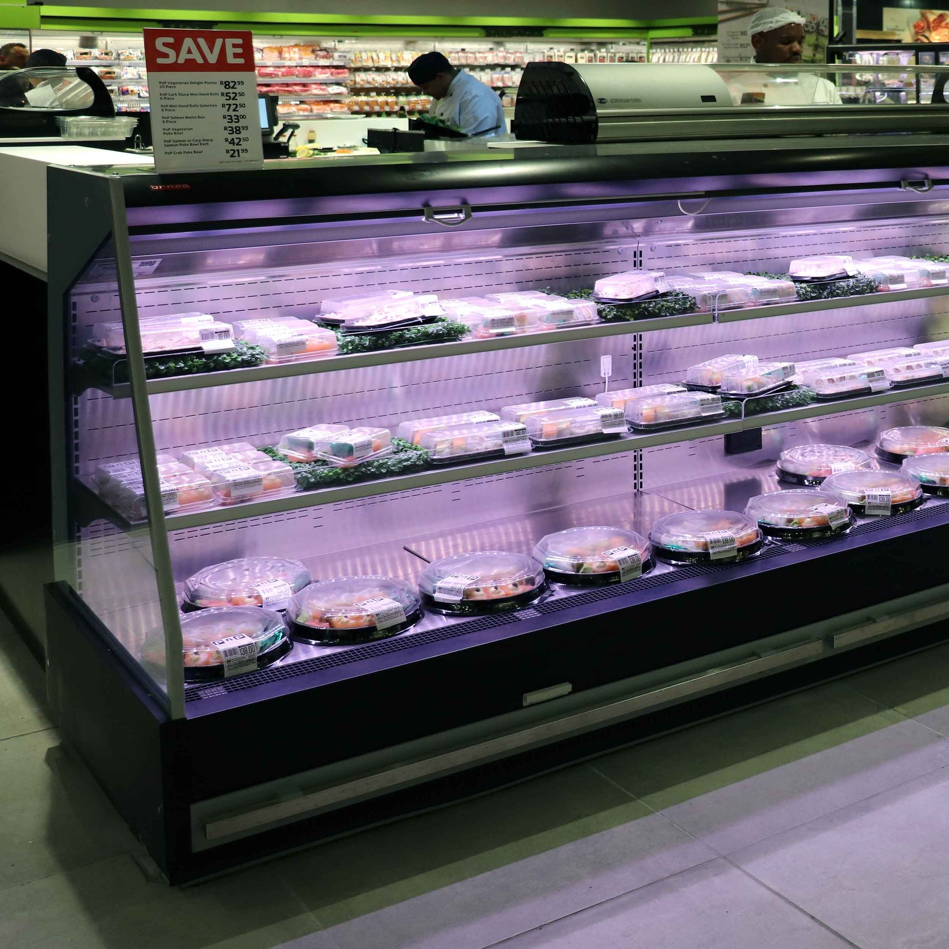 Panama Open Semi-Vertical Display, 0/+4°C, Remote