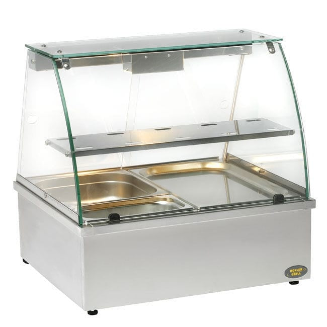 Heated Bain-Marie Display, 2× GN 1/1, 3.5 kW