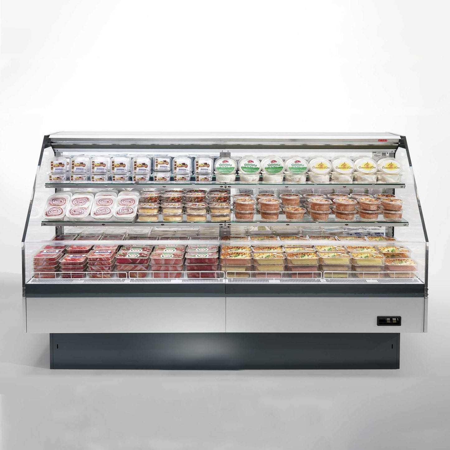 Open Refrigerated Island, Double Basin, 0/+4°C