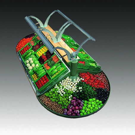 Open Semi-Vertical Refrigerated Display