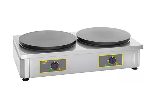 Double Electric Crepe Maker, 2x Ø350 mm, 6 kW
