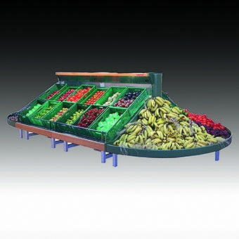Open Semi-Vertical Refrigerated Display