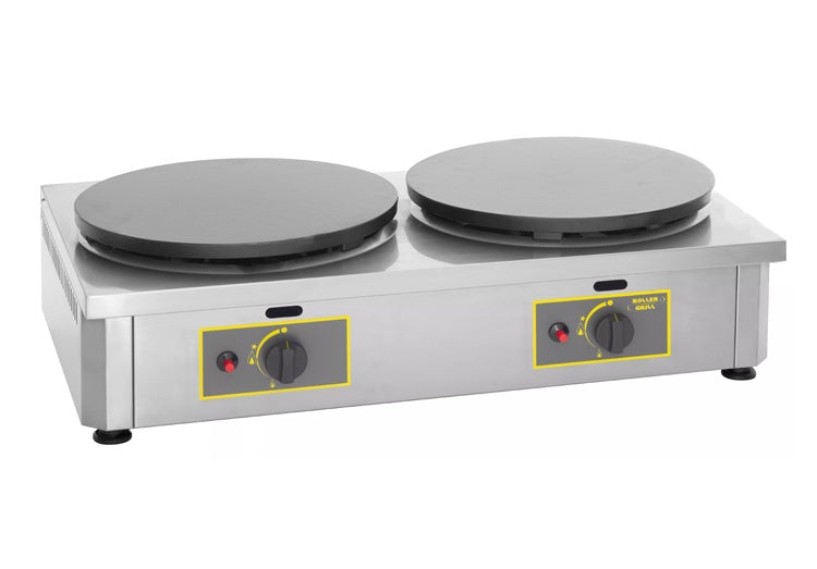 Double Gas Crêpe Maker, 2x Ø350 mm, Cast Iron