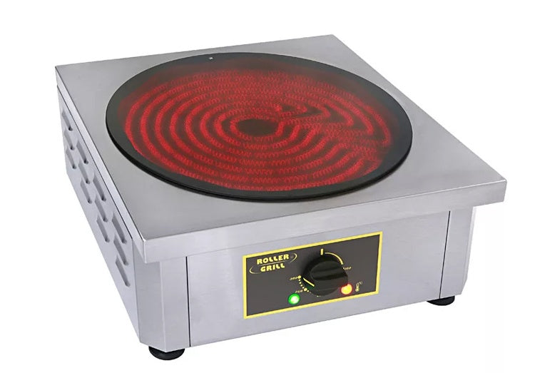 Glass-Ceramic Crepe Reheater, Ø400 mm, 2.5 kW