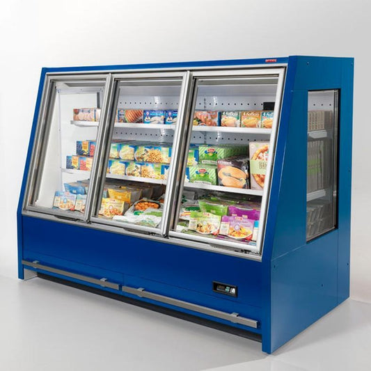 Semi-Vertical Refrigerated Display Cabinet, Remote