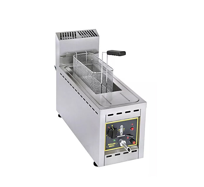 Gas Deep Fryer, 8 L, 6 kW, 180°C