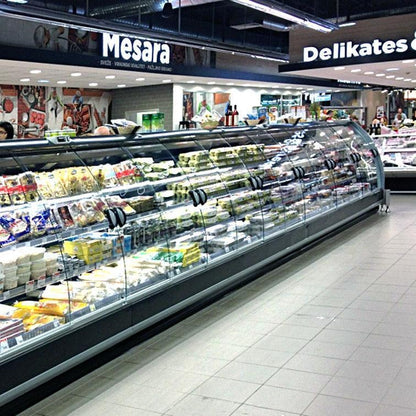Semi-Vertical Refrigerated Display Cabinet, Remote
