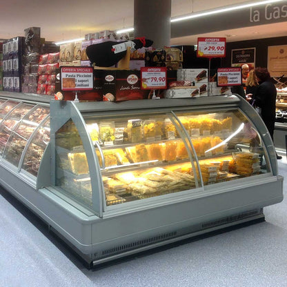Semi-Vertical Refrigerated Display Cabinet, Remote