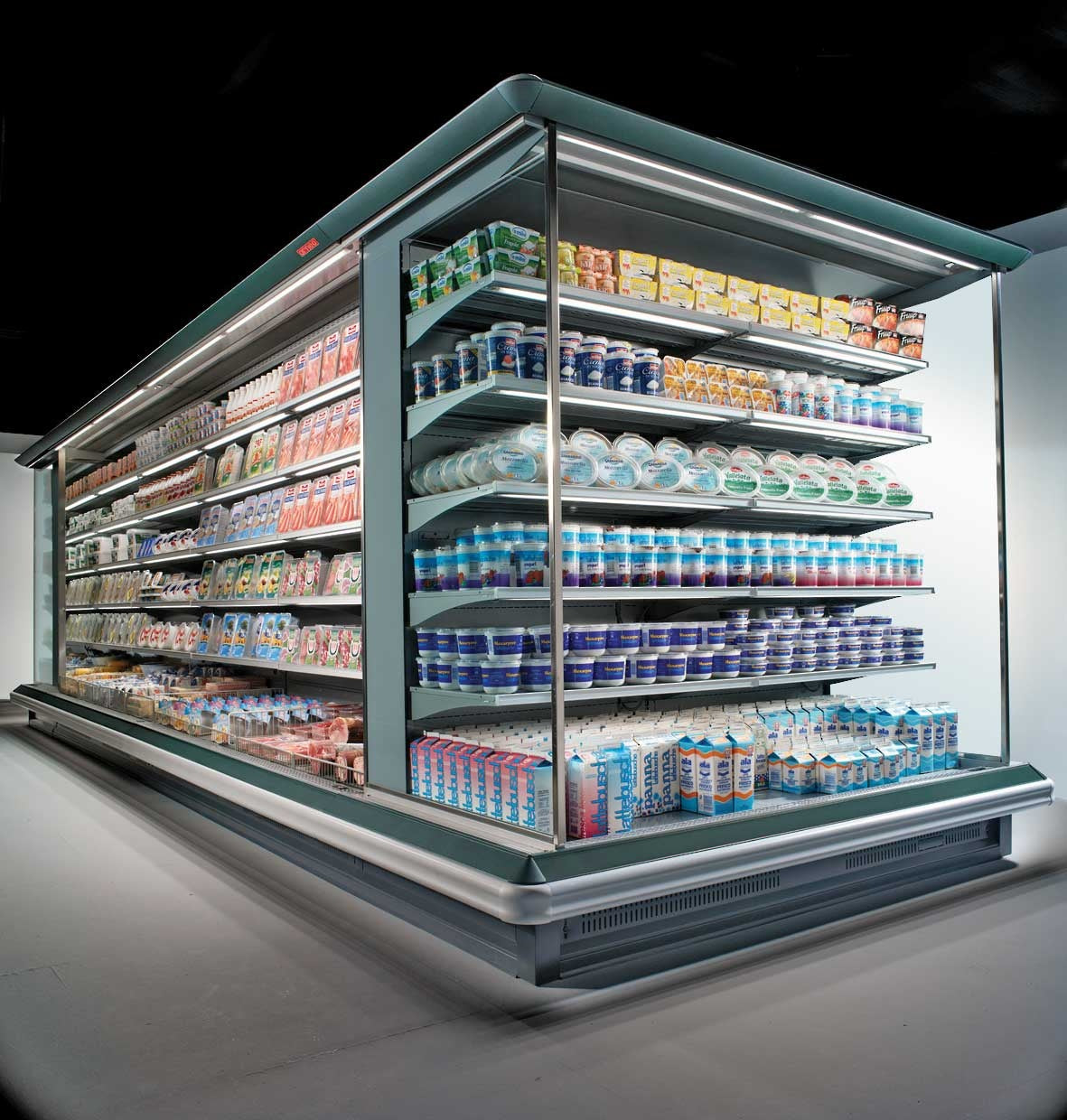 Open Multi-Deck Refrigerator, 3464 L, +2/+4°C