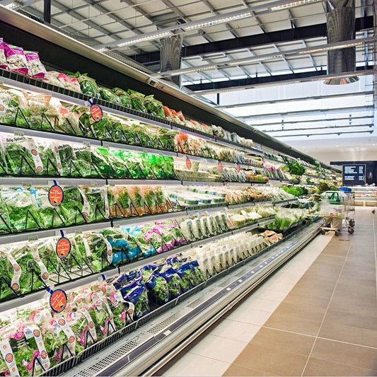 Open Semi-Vertical Refrigerated Display, Remote