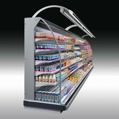 Open Semi-Vertical Refrigerated Display, Remote