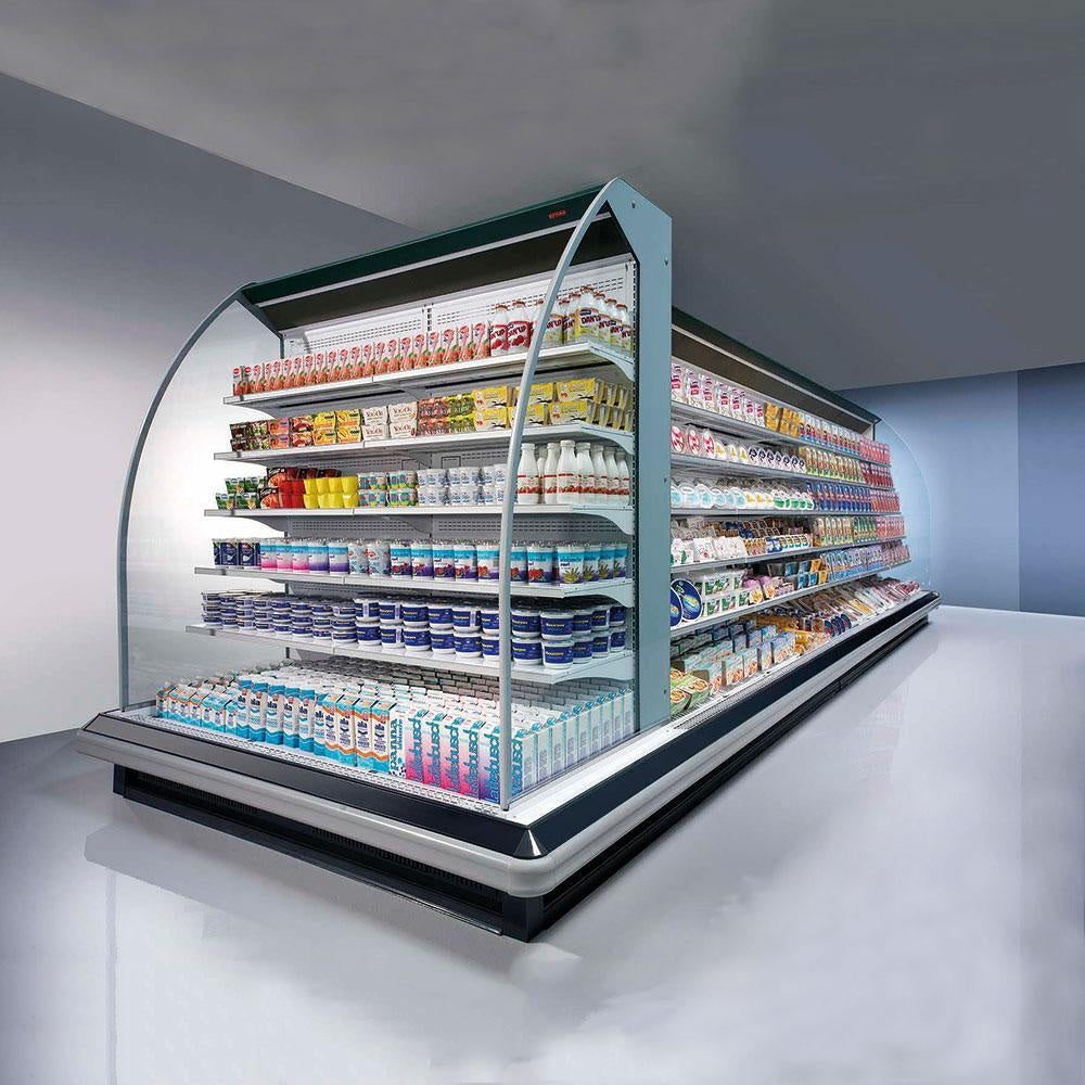 Open Semi-Vertical Refrigerated Display, Remote