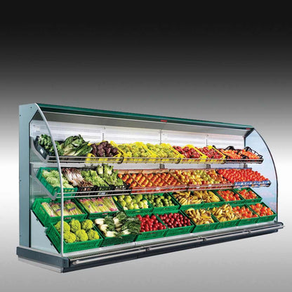 Open Semi-Vertical Refrigerated Display, Remote