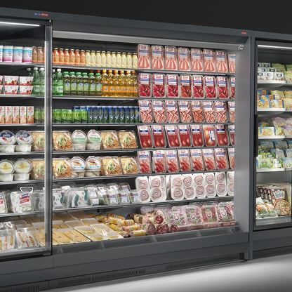 Open Multi-Deck Refrigerator, 0/+6°C, Remote, LED