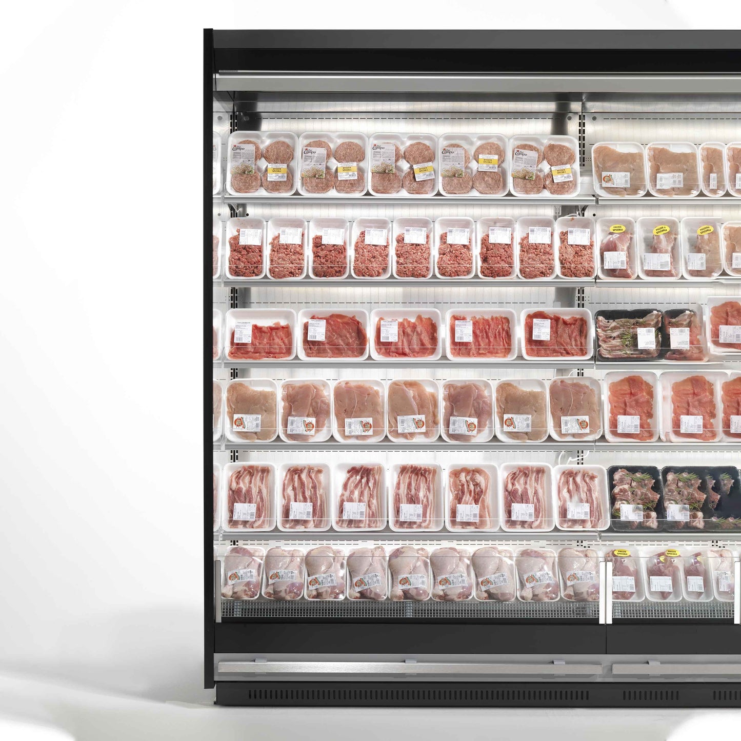 Open Multi-Deck Refrigerator, 0/+6°C, Remote, LED