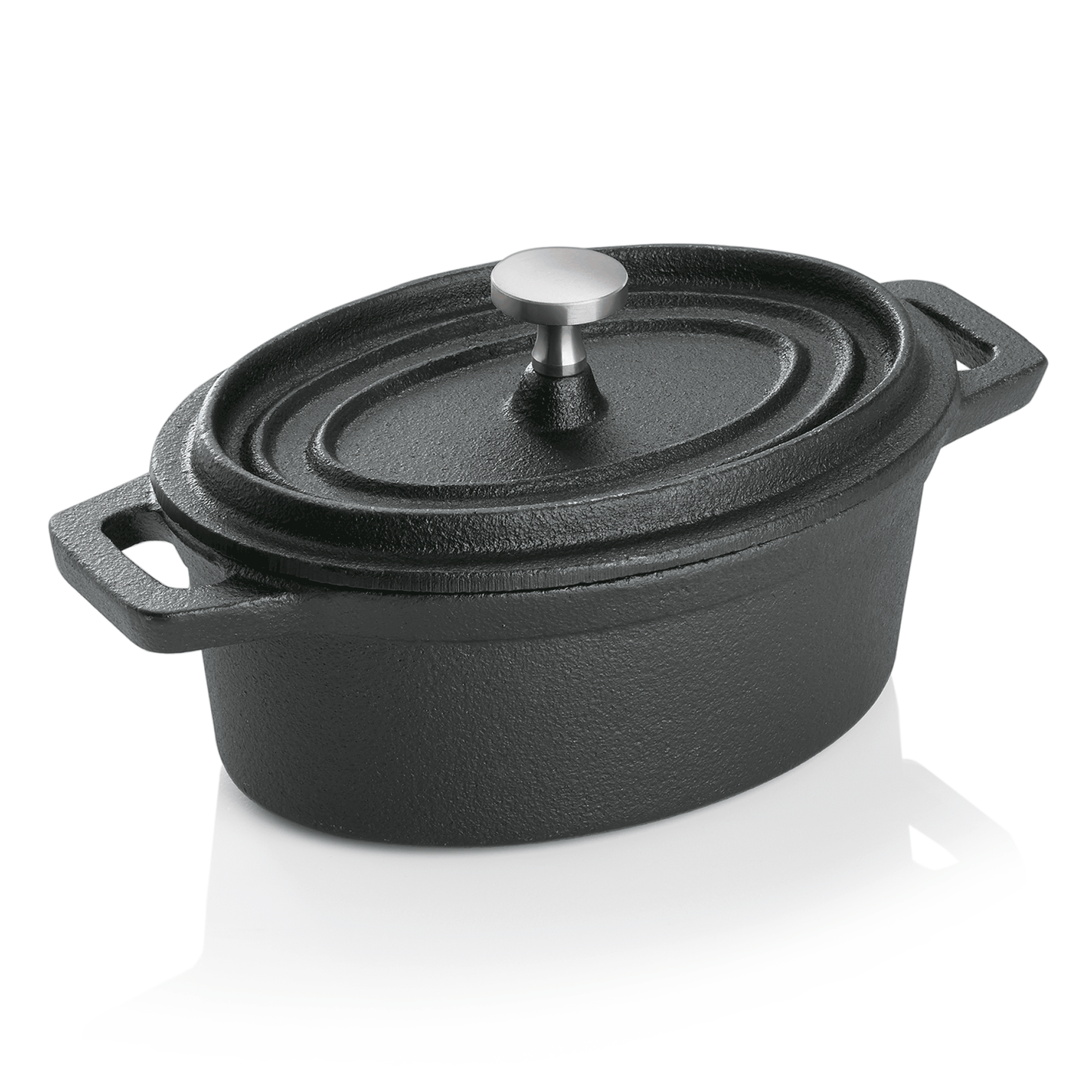 Was Cast Iron Cocotte, Black, 157 x 92 mm