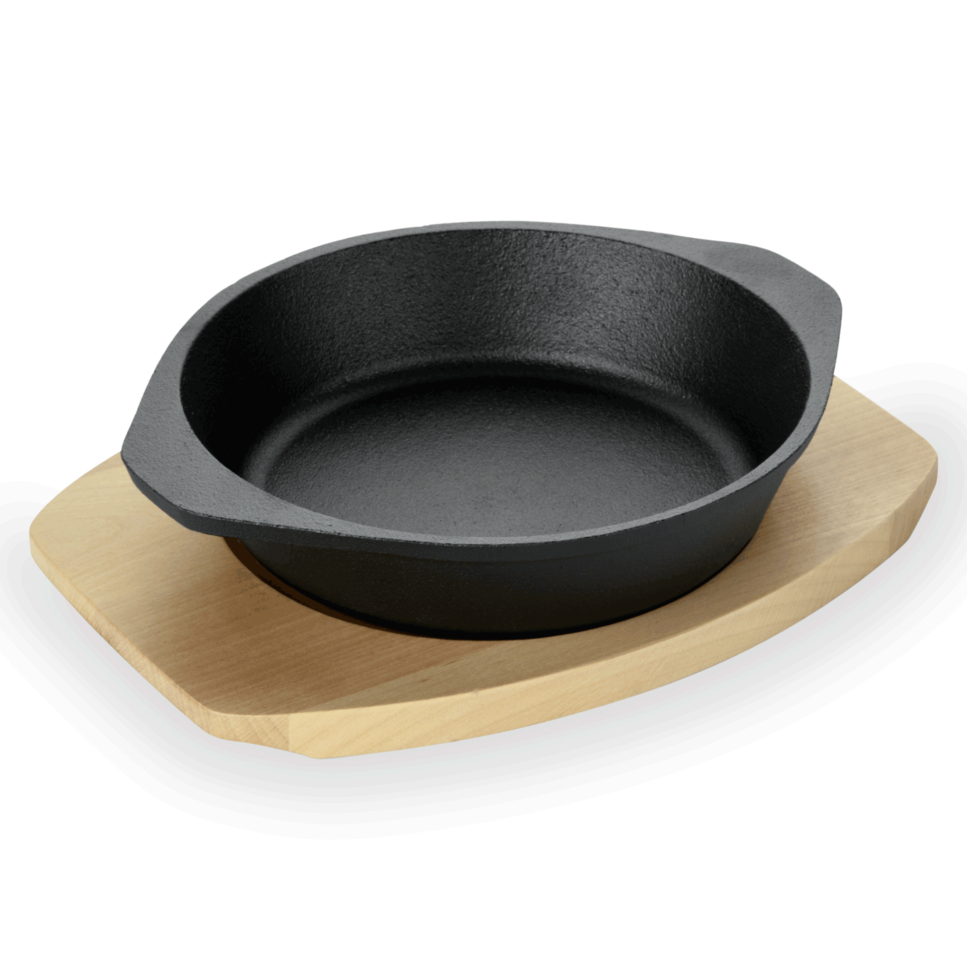 Was Iron Dining Serving Pan, Rag Handles, Ø180 mm
