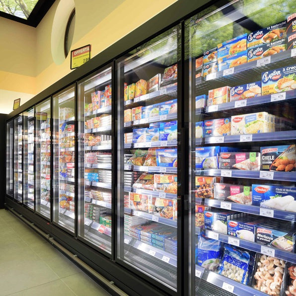 Vertical Frozen Food Cabinet, -25/-22°C, LED