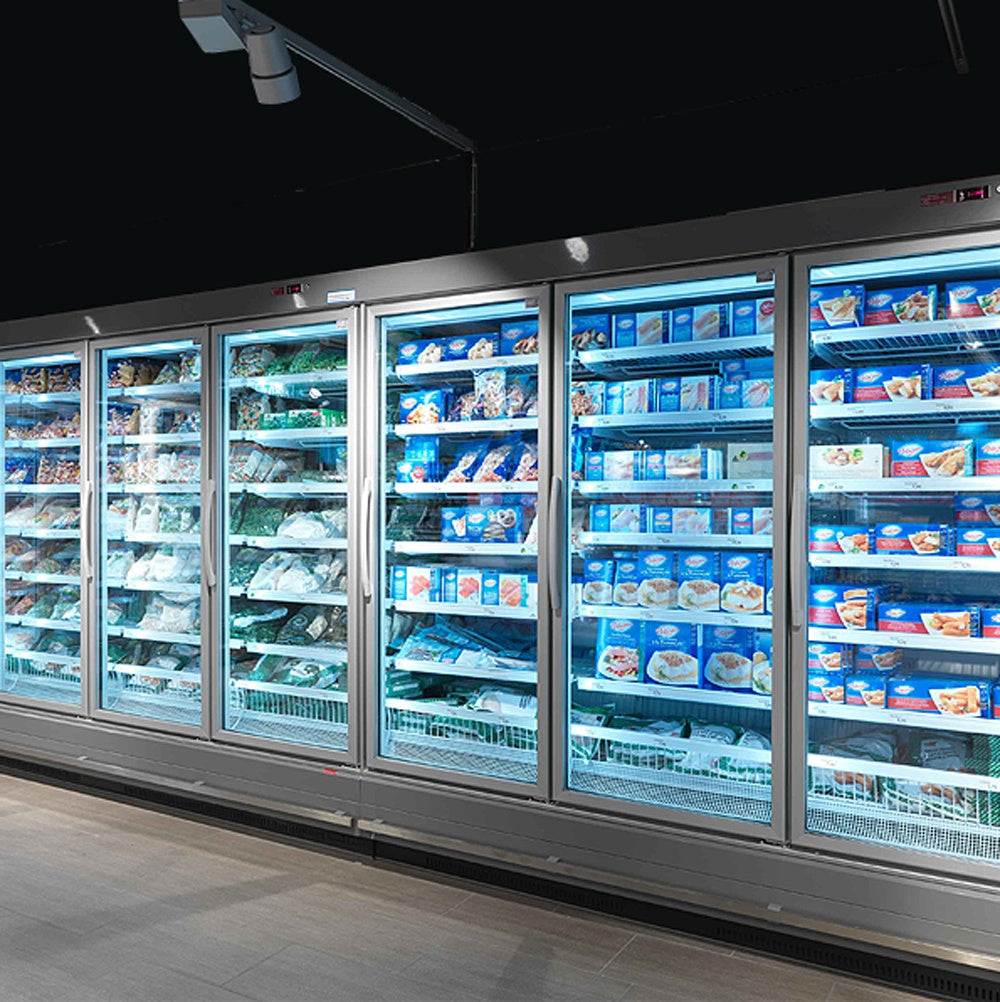 Vertical Frozen Food Cabinet, -25/-22°C, LED