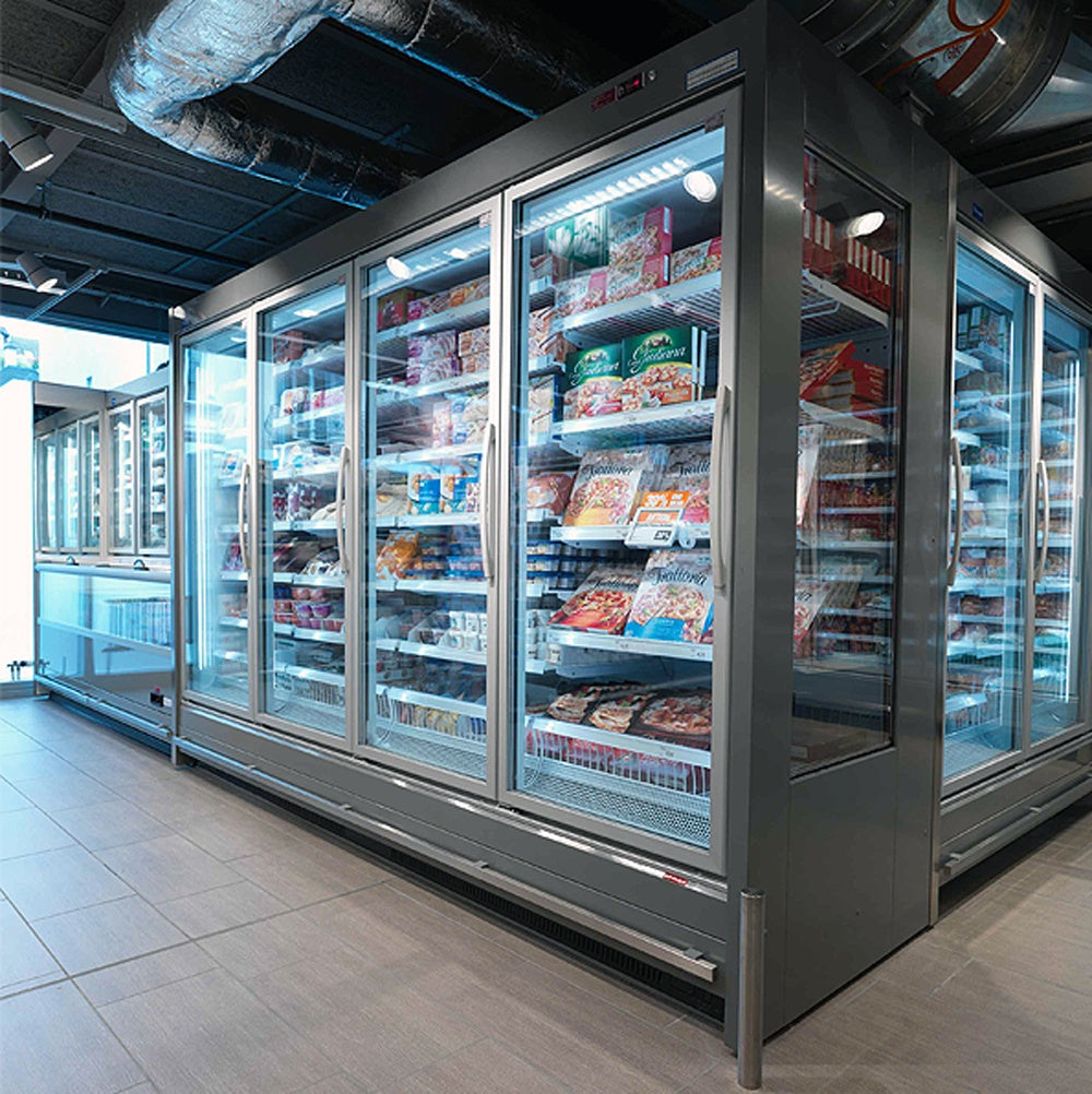 Vertical Frozen Food Cabinet, -25/-22°C, LED