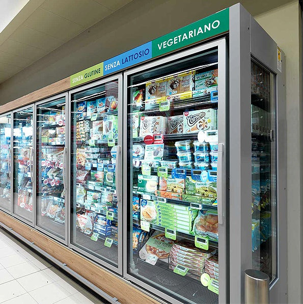 Vertical Frozen Food Cabinet, -25/-22°C, LED