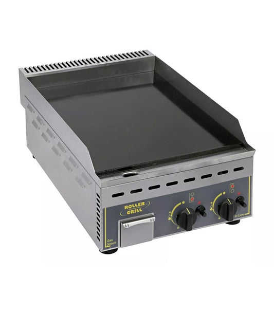 Gas Griddle Plate, Smooth, 6.4 kW, 400×700 mm