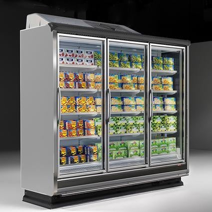 Vertical Frozen Display Cabinet, 2–5 Doors, -25/-22°C