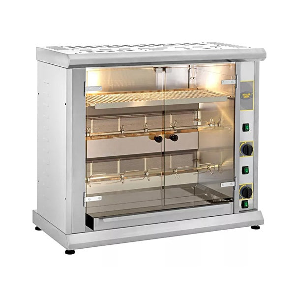 Gas Chicken Rotisserie, 8 Pcs, 2 Spits, 11 kW
