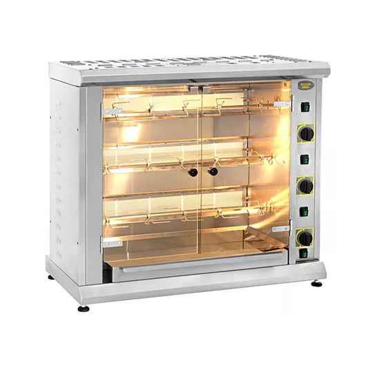 Gas Rotisserie, 3 Spits, 12 Chickens, 16.5 kW