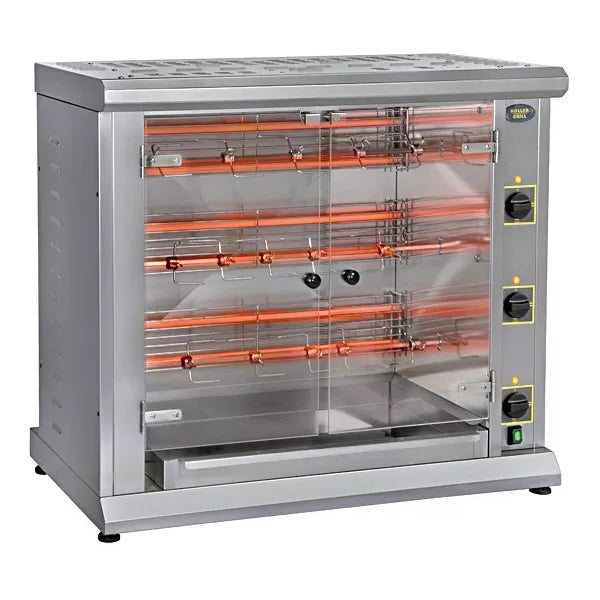 Electric Rotisserie, 3 Spits, 12 pcs, 6.6 kW