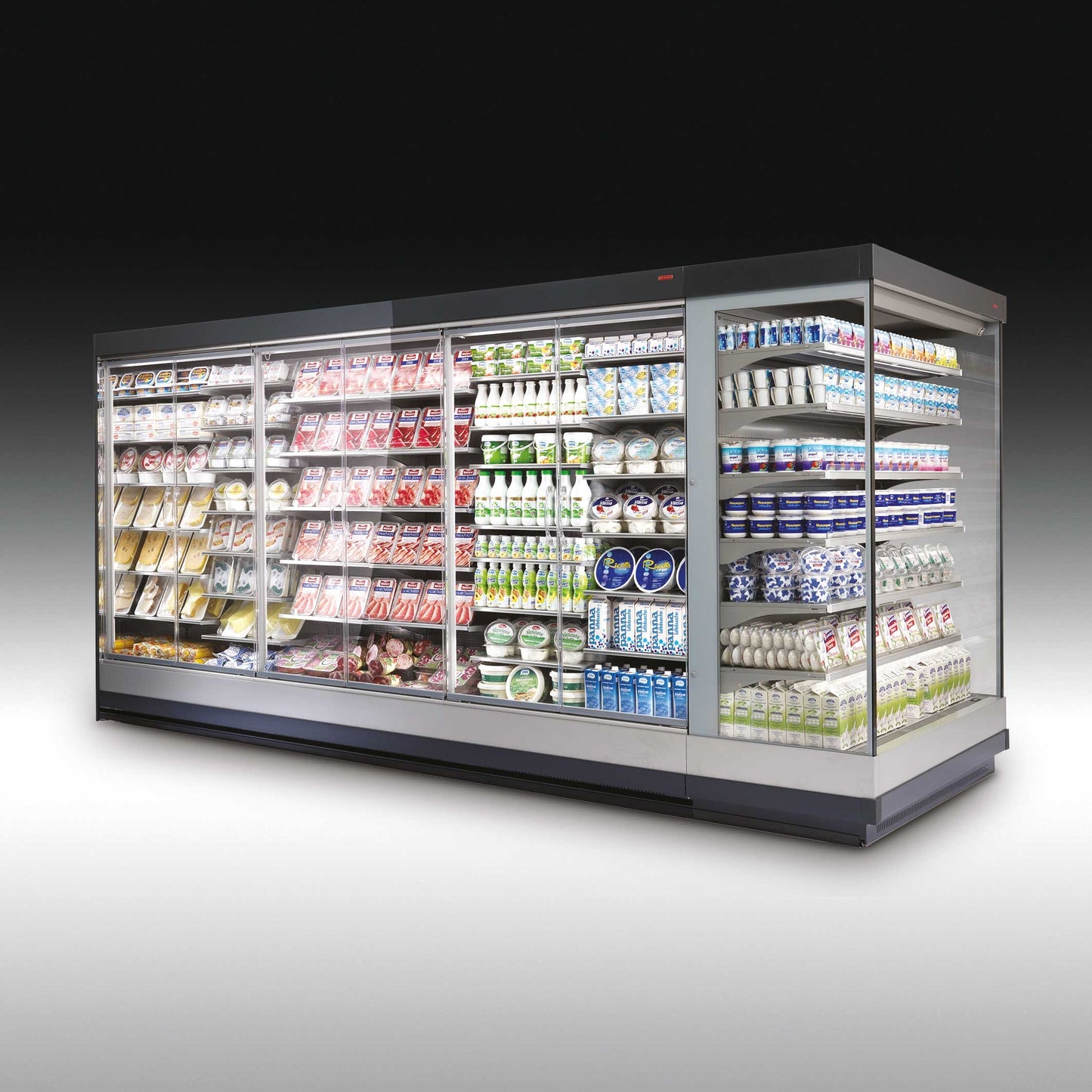 Remote Multi-Deck Refrigerated Cabinet, 3 Doors