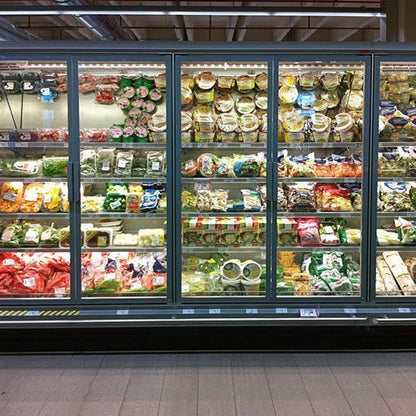 Vertical Glass-Door Refrigerated Cabinet, Remote